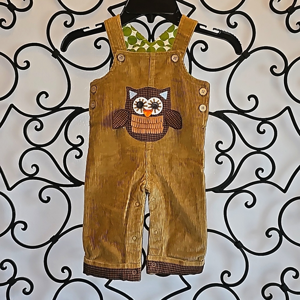 Mud Pie Baby Corduroy Overalls - 0-6mos